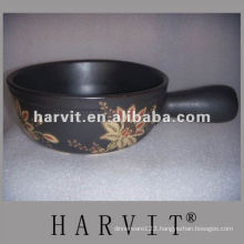 heatproof non-stick embossed cooking pot